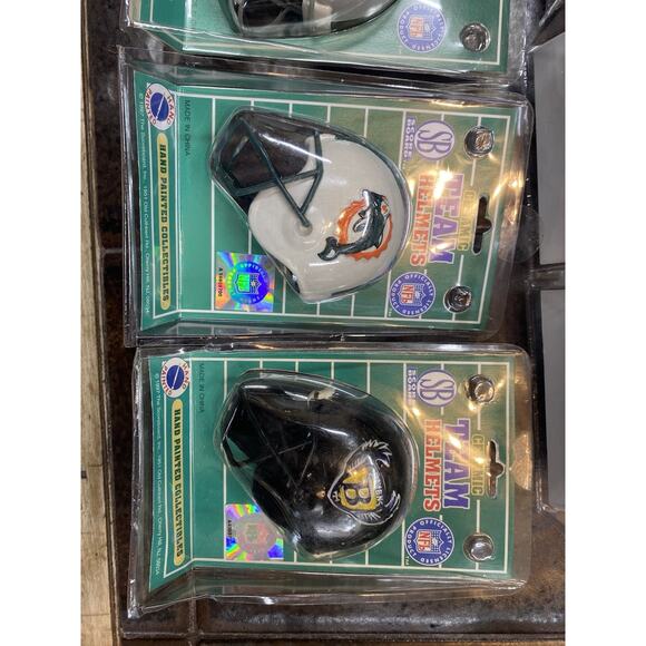 Vintage Score Board Ceramic NFL Helmet 1997 Hand Painted NEW. LOT OF 12 - Picture 13 of 16